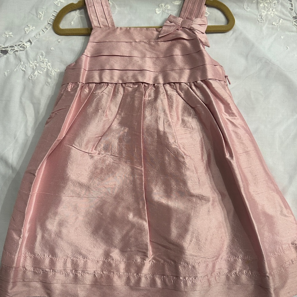 Pink Silk Party Dress